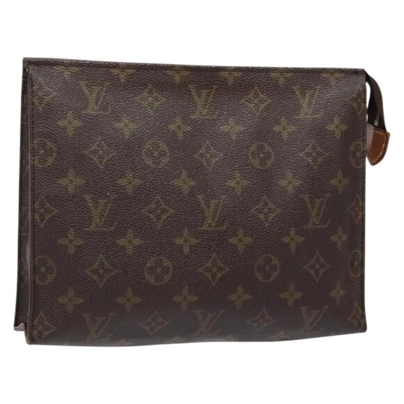 LOUIS VUITTON Monogram Poche Toilette 26 Pouch M47542 LV Auth 141832 - Picture 1 of 16
